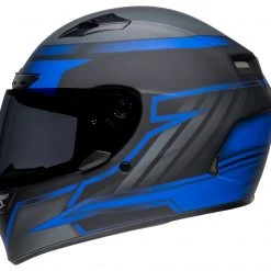 Bell Helmets Full Face Bell Qualifier DLX MIPS Raiser Helmet -Helmets Sale 2024 bell qualifier dlxmips raiser helmet matte black blue grey 1