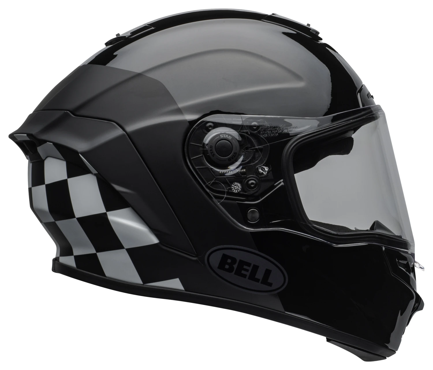 Bell Helmets Full Face Bell Star DLX MIPS Lux Checkers Helmet 4 Bell Helmets Full Face Bell Star DLX MIPS Lux Checkers Helmet - Image 4