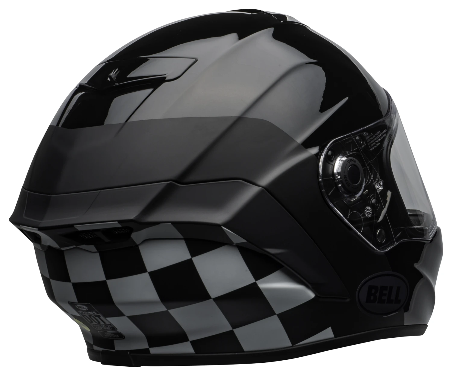 Bell Helmets Full Face Bell Star DLX MIPS Lux Checkers Helmet 5 Bell Helmets Full Face Bell Star DLX MIPS Lux Checkers Helmet - Image 5