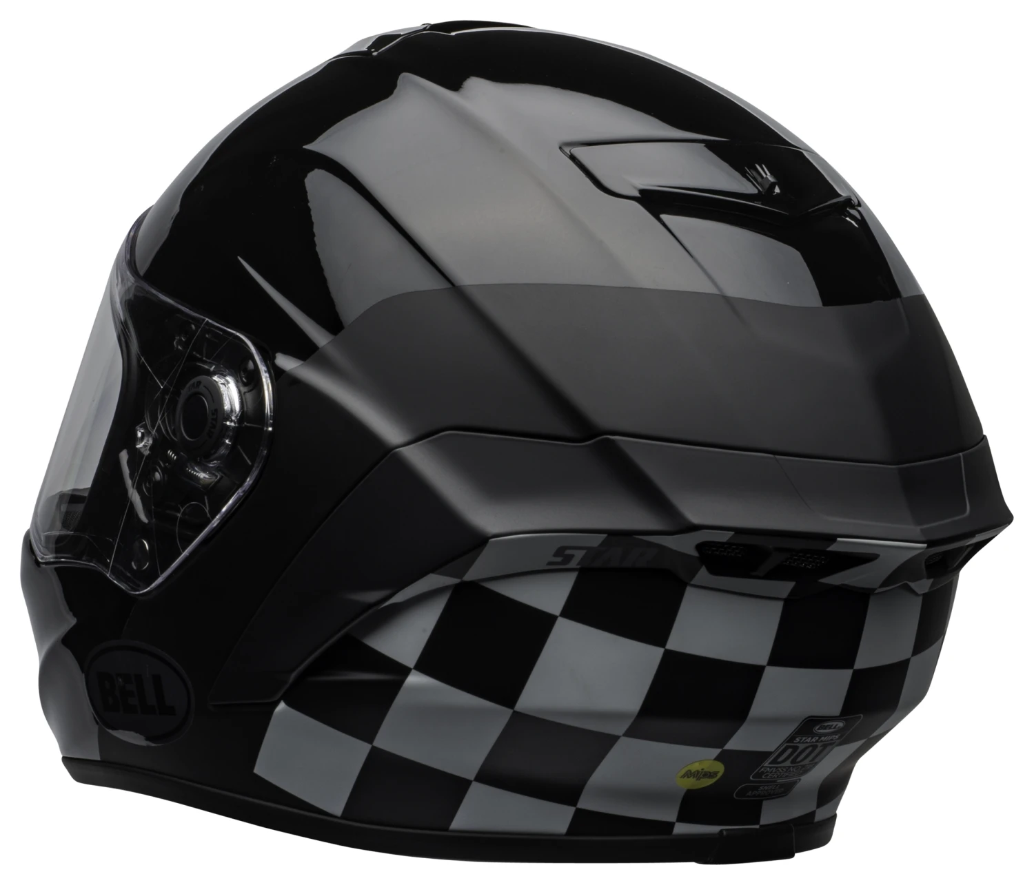 Bell Helmets Full Face Bell Star DLX MIPS Lux Checkers Helmet 7 Bell Helmets Full Face Bell Star DLX MIPS Lux Checkers Helmet - Image 7