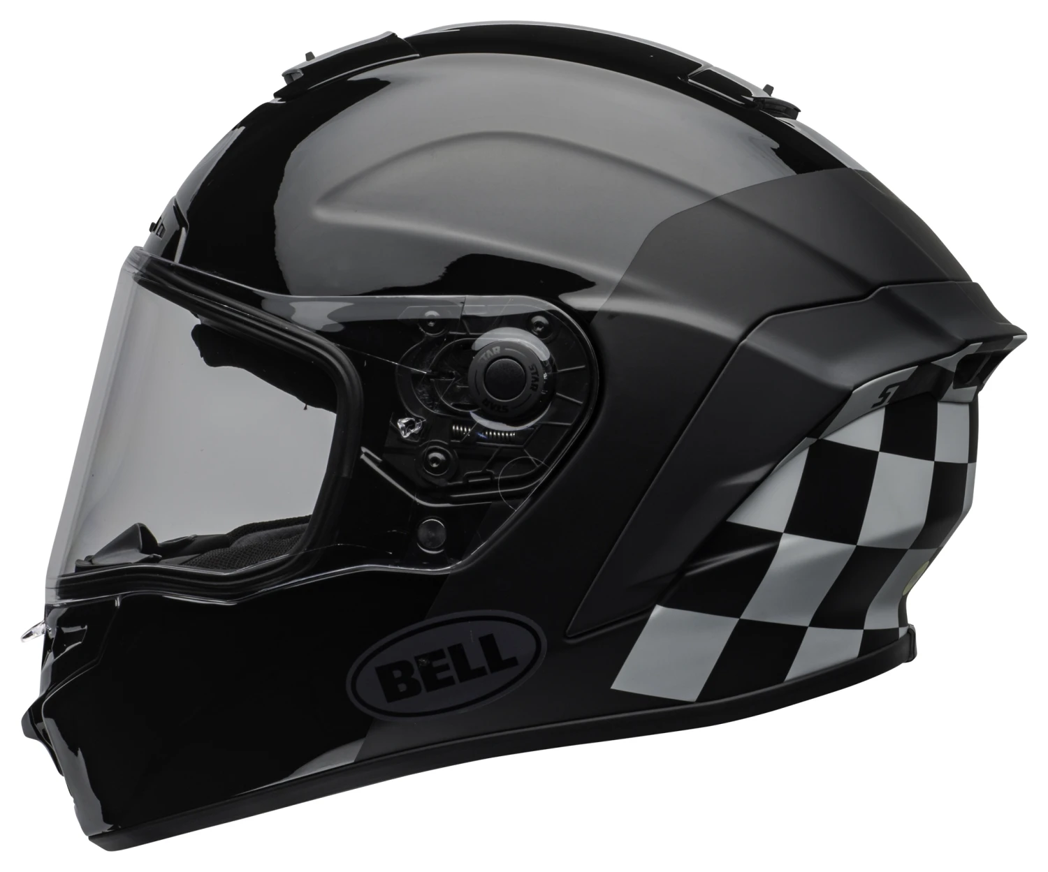 Bell Helmets Full Face Bell Star DLX MIPS Lux Checkers Helmet 8 Bell Helmets Full Face Bell Star DLX MIPS Lux Checkers Helmet - Image 8
