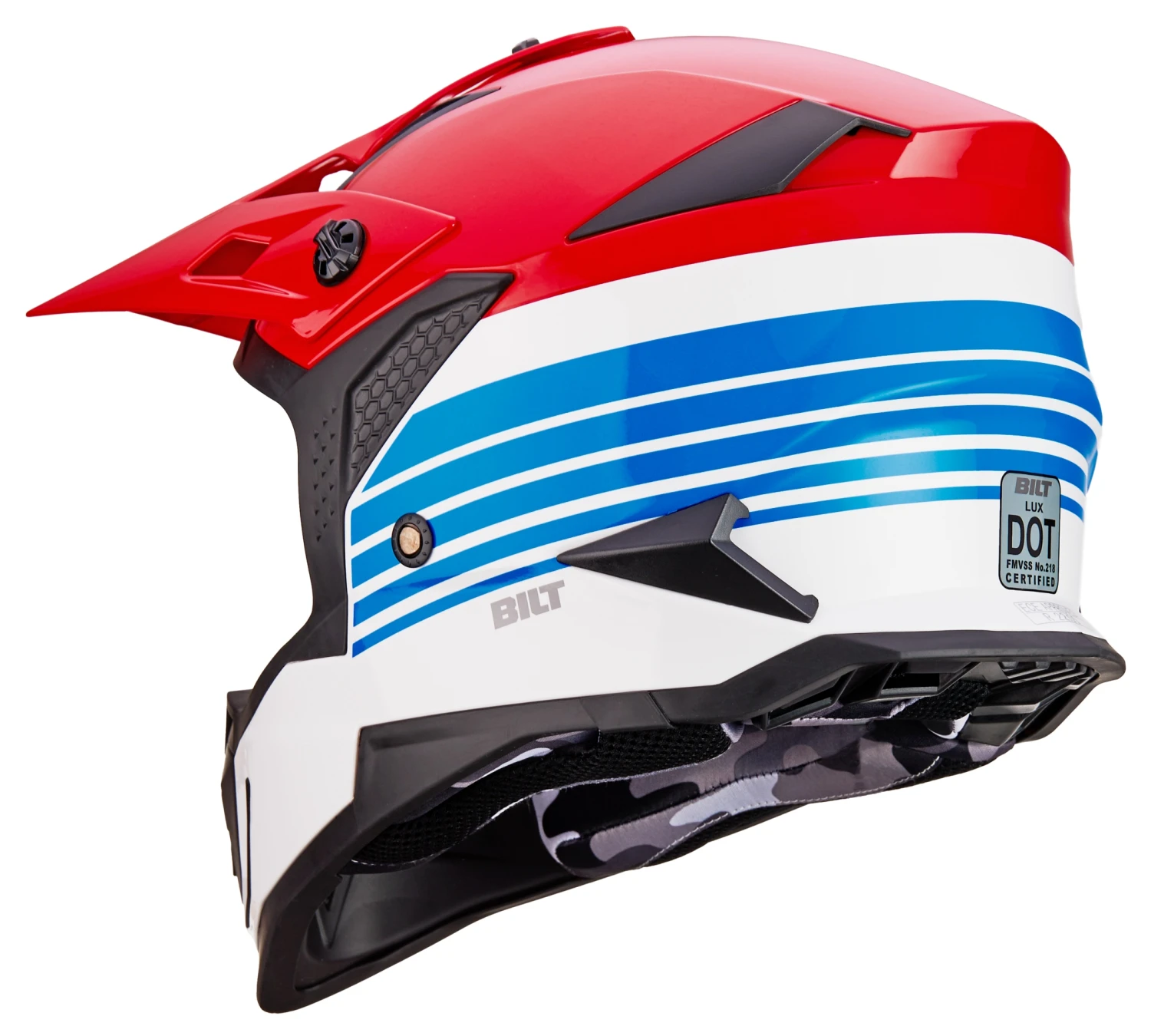 Helmet Closeouts BILT Lux Defeater Race Helmet 4 Helmet Closeouts BILT Lux Defeater Race Helmet - Image 4