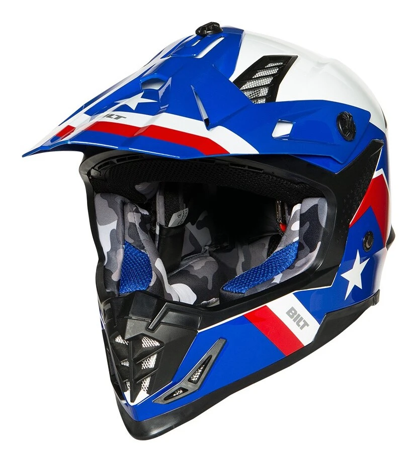 Helmet Closeouts BILT Lux America Race Helmet 1 Helmet Closeouts BILT Lux America Race Helmet