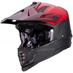 Helmet Closeouts BILT Lux Rush Race Helmet -Helmets Sale 2024 bilt lux rush helmet black red