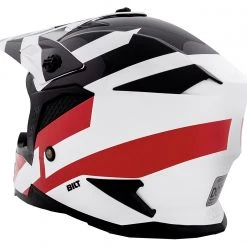 Helmet Closeouts BILT Lux Sleek Race Helmet -Helmets Sale 2024 bilt lux sleek race helmet white red black 2