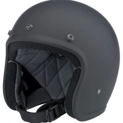 Biltwell Apparel Open Face & 3/4 Biltwell Bonanza Helmet Matte Black / SM [Open Box]