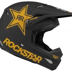 Fly Racing Dirt Fly Racing Kinetic Rockstar Helmet -Helmets Sale 2024 fly racing dirt kinetic rockstar helmet black gold 3 scaled