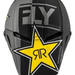 Fly Racing Dirt Fly Racing Kinetic Rockstar Helmet -Helmets Sale 2024 fly racing dirt kinetic rockstar helmet matte grey black yellow 3