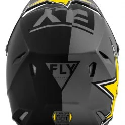 Fly Racing Dirt Fly Racing Kinetic Rockstar Helmet -Helmets Sale 2024 fly racing dirt kinetic rockstar helmet matte grey black yellow 4