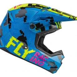 Fly Racing Dirt Fly Racing Youth Kinetic Scan Helmet -Helmets Sale 2024 fly racing youth kinetic scan helmet blue hi viz pink 1