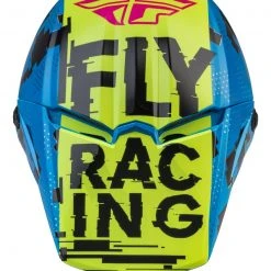 Fly Racing Dirt Fly Racing Youth Kinetic Scan Helmet -Helmets Sale 2024 fly racing youth kinetic scan helmet blue hi viz pink 3