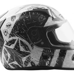 Helmet Closeouts Fly Racing Street Revolt FS Liberator Helmet -Helmets Sale 2024 fly revolt liberator helmet gloss white black 1