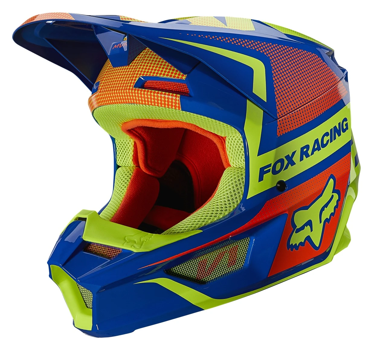 Helmet Closeouts Fox Racing Youth V1 Oktiv Helmet 1 Helmet Closeouts Fox Racing Youth V1 Oktiv Helmet