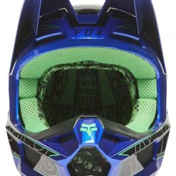 Helmet Closeouts Fox Racing V1 Peril Helmet -Helmets Sale 2024 fox racing v1 peril helmet blue 1