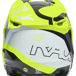 Fox Racing V1 Skew Helmet -Helmets Sale 2024 fox racing v1 skew helmet yellow 3