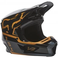 Helmet Closeouts Fox Racing V2 Merz Helmet -Helmets Sale 2024 fox racing v2 merz helmet black gold