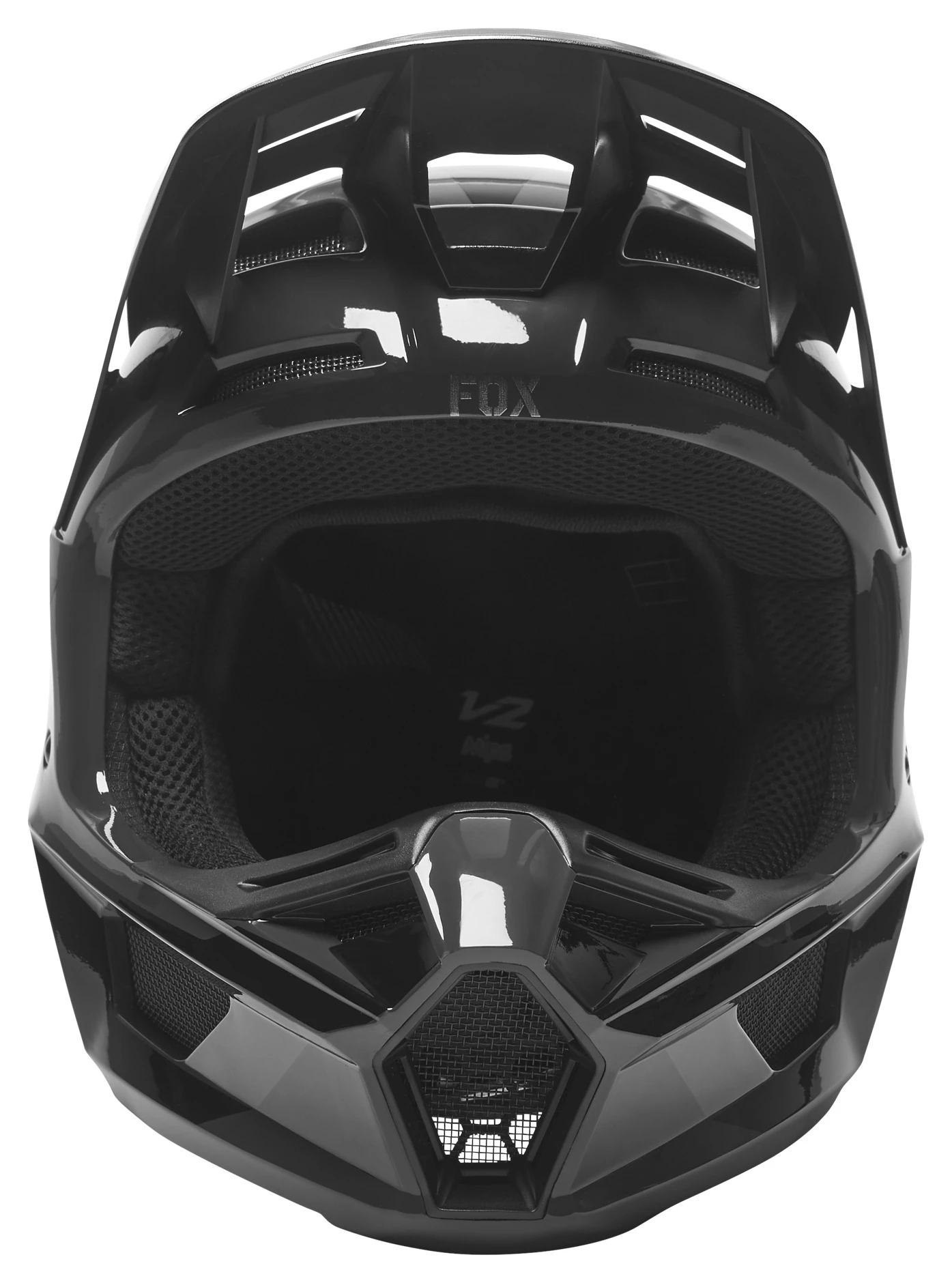 Helmet Closeouts Fox Racing V2 Nobyl Black Helmet 2 Helmet Closeouts Fox Racing V2 Nobyl Black Helmet - Image 2