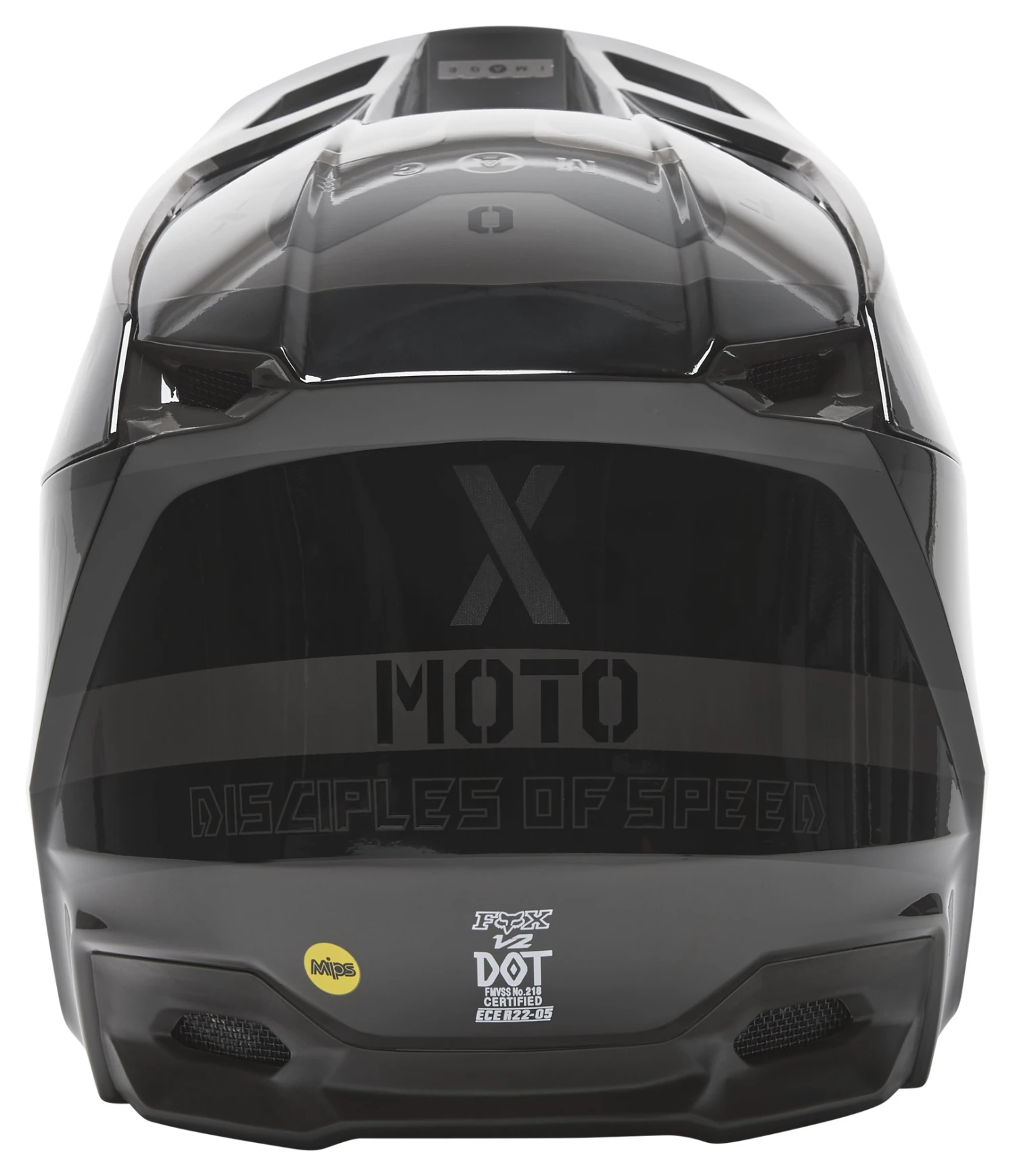 Helmet Closeouts Fox Racing V2 Nobyl Black Helmet 4 Helmet Closeouts Fox Racing V2 Nobyl Black Helmet - Image 4