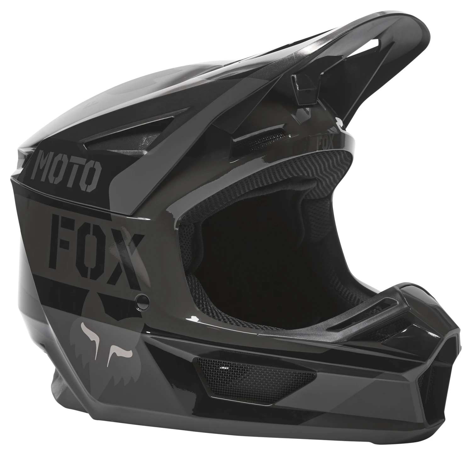Helmet Closeouts Fox Racing V2 Nobyl Black Helmet 1 Helmet Closeouts Fox Racing V2 Nobyl Black Helmet