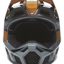 Helmet Closeouts Fox Racing V3 RS Riet Helmet -Helmets Sale 2024 fox racing v3 rs riet helmet black gold 1
