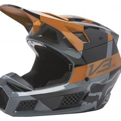 Helmet Closeouts Fox Racing V3 RS Riet Helmet -Helmets Sale 2024 fox racing v3 rs riet helmet black gold 2