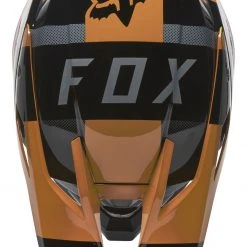 Helmet Closeouts Fox Racing V3 RS Riet Helmet -Helmets Sale 2024 fox racing v3 rs riet helmet black gold 4
