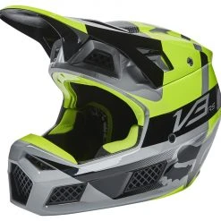Helmet Closeouts Fox Racing V3 RS Riet Helmet -Helmets Sale 2024 fox racing v3 rs riet helmet fluorescent yellow 2