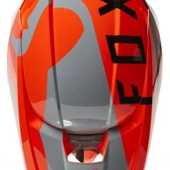 Fox Racing Youth V1 Skew Helmet Grey/Orange / Youth SM [Open Box] -Helmets Sale 2024 fox racing youth v1 skew helmet grey orange youth sm open box grey orange 4