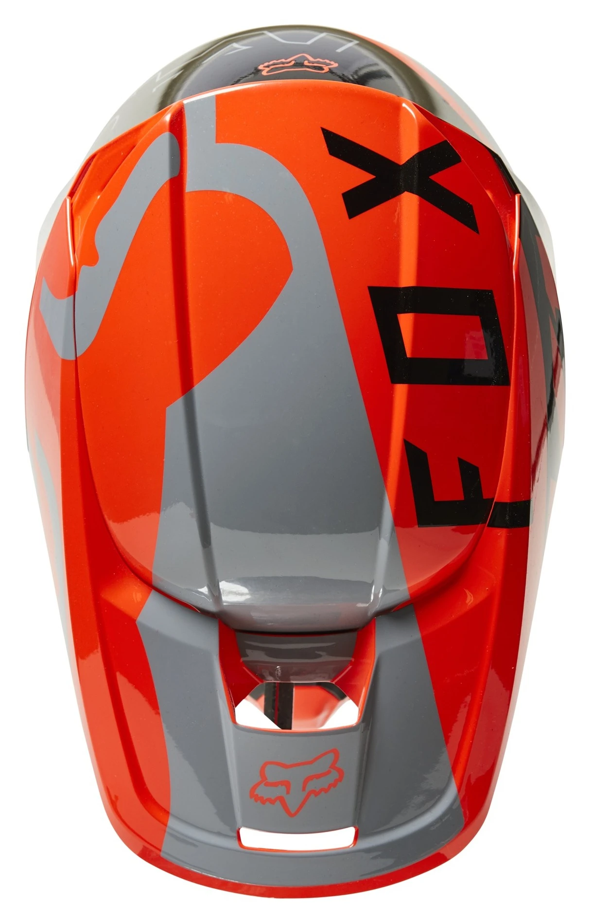 Fox Racing Youth V1 Skew Helmet Grey/Orange / Youth SM [Open Box] - Image 5