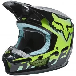 Fox Racing Youth V1 Trice Helmet -Helmets Sale 2024 fox racing youth v1 trice helmet teal 2