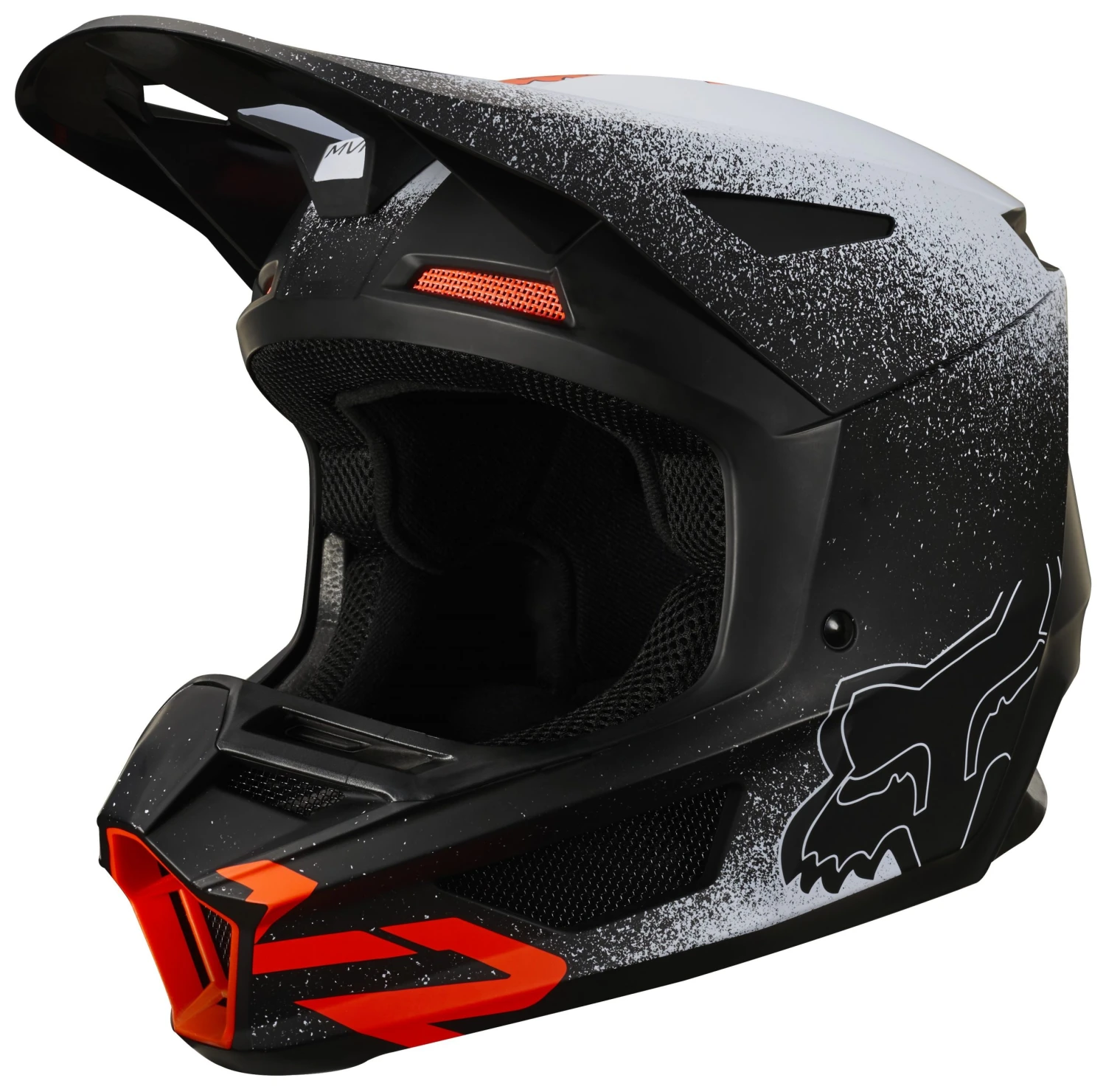 Fox Racing Youth V2 BNKZ Helmet Black / Youth LG [Open Box]