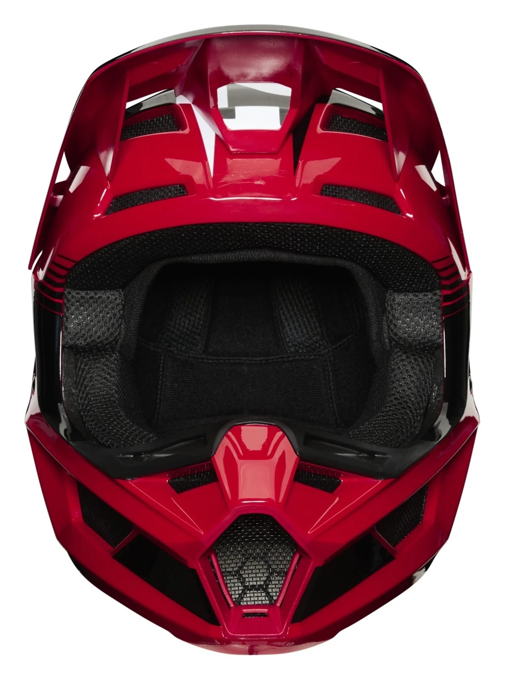 Helmet Closeouts Fox Racing Youth V2 Hayl Helmet Red / Youth LG [Blemished - Very Good] - Image 5
