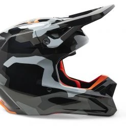 Fox Racing Youth V1 BNKR Helmet 20 Fox Racing Youth V1 BNKR Helmet -Helmets Sale 2024 fox racing yth v1 bnkr helmet dot ece grey 1
