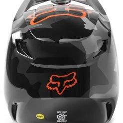 Fox Racing Youth V1 BNKR Helmet 21 Fox Racing Youth V1 BNKR Helmet -Helmets Sale 2024 fox racing yth v1 bnkr helmet dot ece grey 2