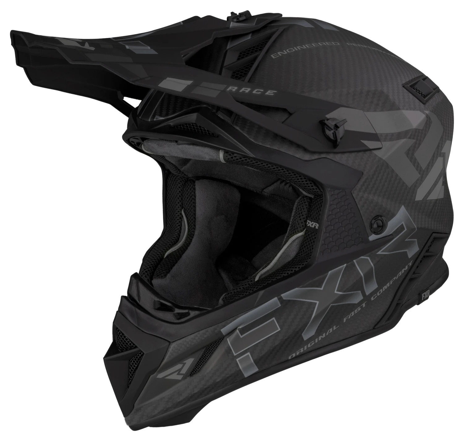 FXR Helium Carbon Helmet W/ D-Ring 9 FXR Helium Carbon Helmet W/ D-Ring - Image 9