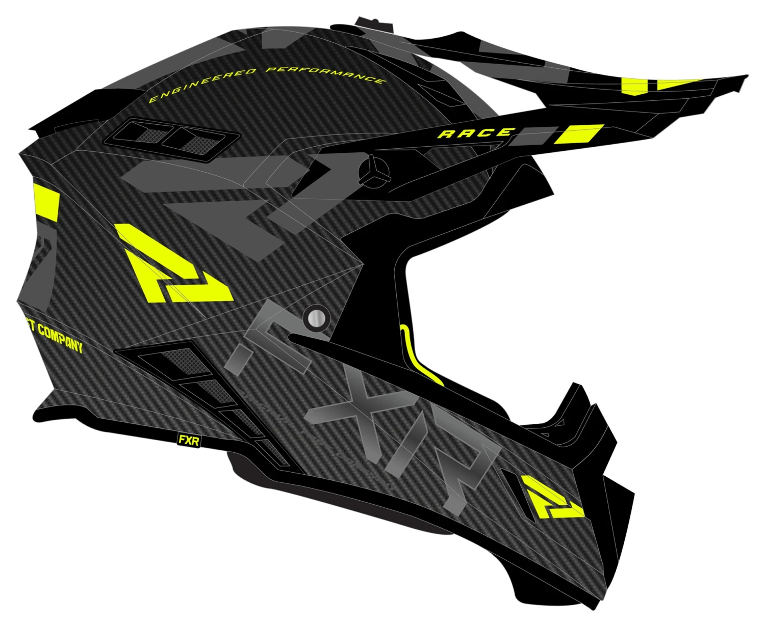 FXR Helium Carbon Helmet W/ D-Ring 6 FXR Helium Carbon Helmet W/ D-Ring - Image 6