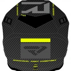 FXR Helium Carbon Helmet W/ D-Ring 18 FXR Helium Carbon Helmet W/ D-Ring -Helmets Sale 2024 fxr helium carbon helmetw d ring hi viz charcoal 2