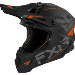 FXR Helium Race Div Helmet -Helmets Sale 2024 fxr helium race div helmet black orange
