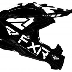 FXR Helium Race Div Helmet -Helmets Sale 2024 fxr helium race div helmet black white 2