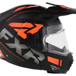 FXR Maverick Snow Helmet - Electric Shield 13 FXR Maverick Snow Helmet - Electric Shield -Helmets Sale 2024 fxr maverick snow helmet electric shield black orange 1
