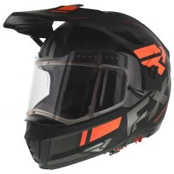 FXR Maverick Snow Helmet - Electric Shield 12 FXR Maverick Snow Helmet - Electric Shield -Helmets Sale 2024 fxr maverick snow helmet electric shield black orange