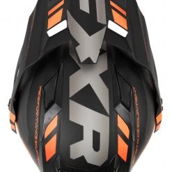 FXR Maverick Snow Helmet - Electric Shield 15 FXR Maverick Snow Helmet - Electric Shield -Helmets Sale 2024 fxr maverick snow helmet electric shield black orange 3