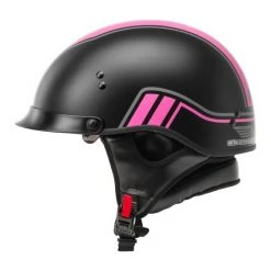 GMAX Helmets Half Helmets GMax HH65 Full Dress Twin Helmet -Helmets Sale 2024 g max hh65 full dress twin helmet black pink 3