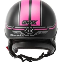 GMAX Helmets Half Helmets GMax HH65 Full Dress Twin Helmet -Helmets Sale 2024 g max hh65 full dress twin helmet black pink 4