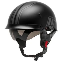 GMAX Helmets Half Helmets GMax HH65 Full Dress Twin Helmet -Helmets Sale 2024 g max hh65 full dress twin helmet black silver