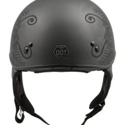 GMAX Helmets Half Helmets GMax HH65 Devotion Naked Helmet -Helmets Sale 2024 g max hh65 naked devotion helmet black silver 2