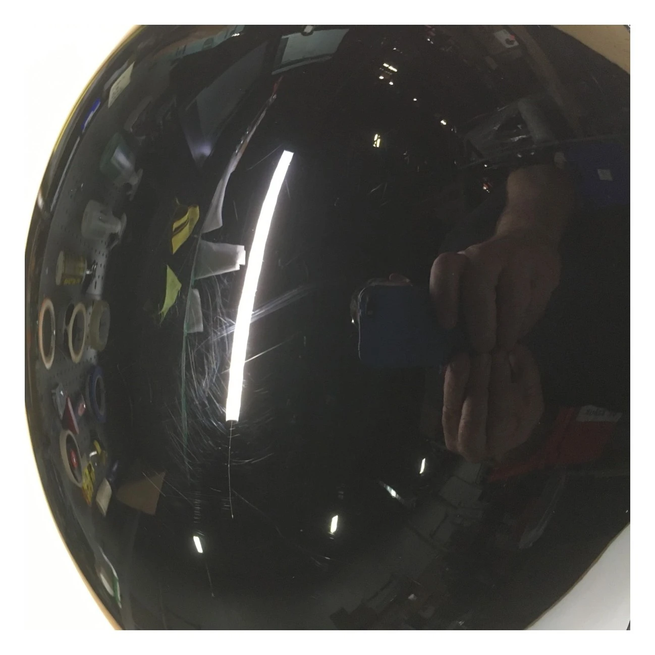 GMAX Helmets Half Helmets GMax HH65 Naked Helmet - Solid Black / MD [Blemished - Very Good] - Image 3