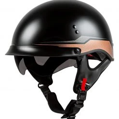 GMAX Helmets Half Helmets GMax HH65 Source Full Dress Helmet -Helmets Sale 2024 g max hh65 source full dress helmet black copper