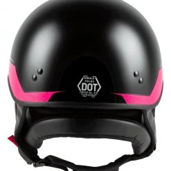 GMAX Helmets Half Helmets GMax HH65 Source Full Dress Helmet -Helmets Sale 2024 g max hh65 source full dress helmet black pink 2