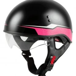 GMAX Helmets Half Helmets GMax HH65 Source Naked Helmet 22 GMAX Helmets Half Helmets GMax HH65 Source Naked Helmet -Helmets Sale 2024 g max hh65 source naked helmet black pink 3